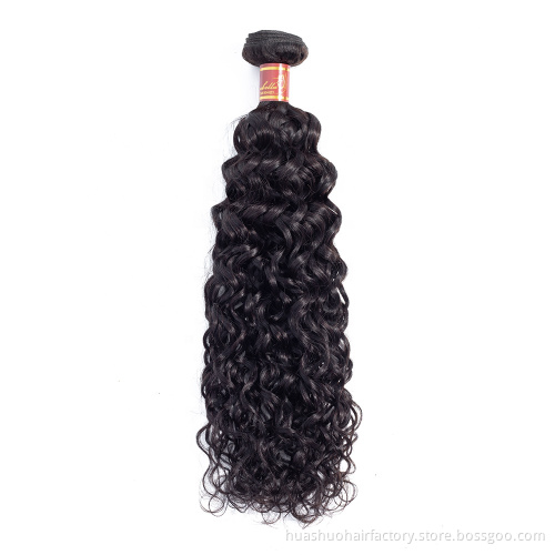 100% Indian Human Hair Bundles Wholesales Unprocessed Best Quality Mink Raw Virgin Indian Temple Water Wave Human Hair